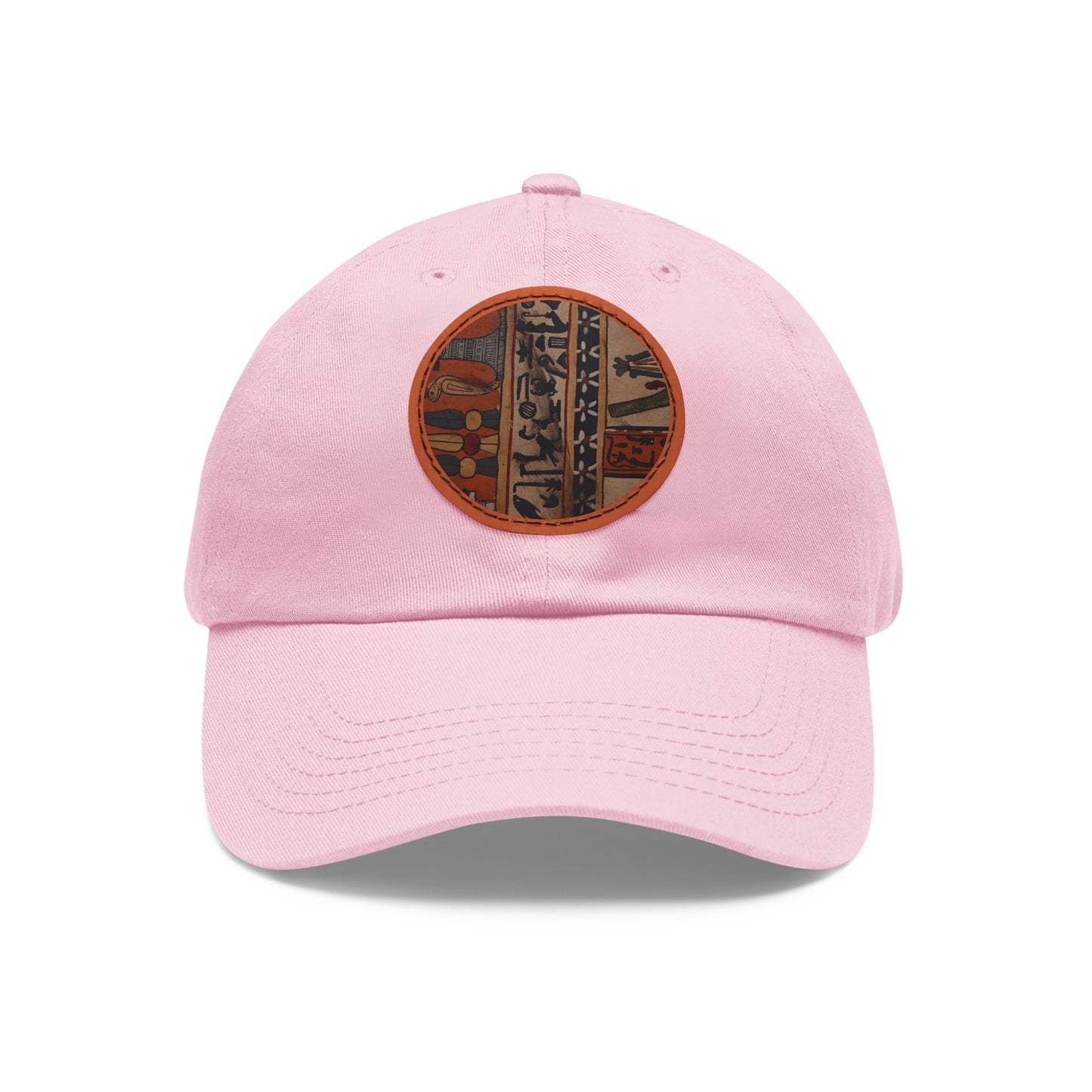 Hieroglyphics Dad Hat with Leather Patch