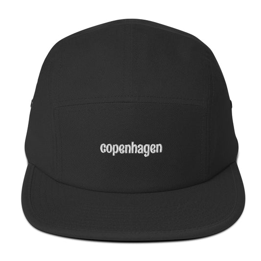 Copenhagen Embroidered Five Panel Cap