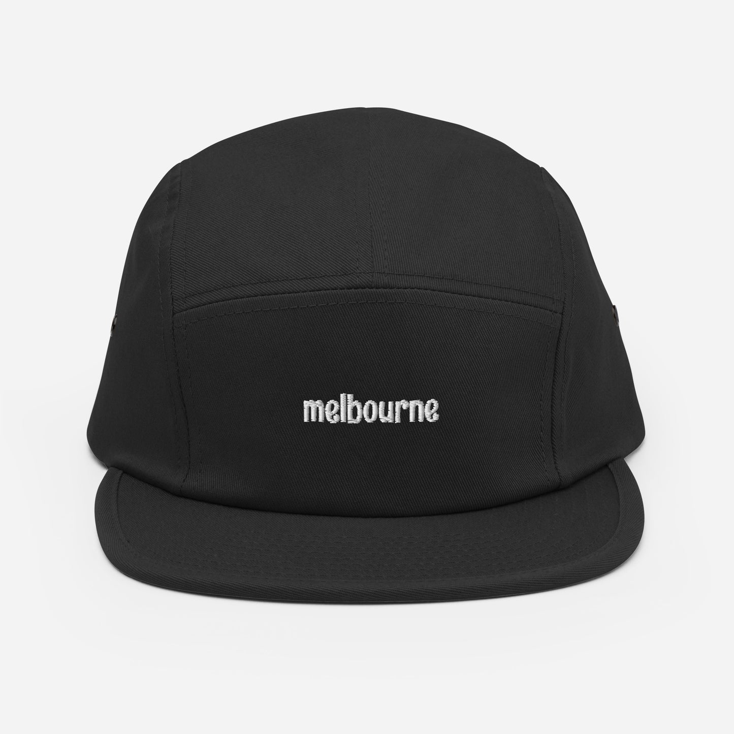 Melbourne Embroidered Five Panel Cap