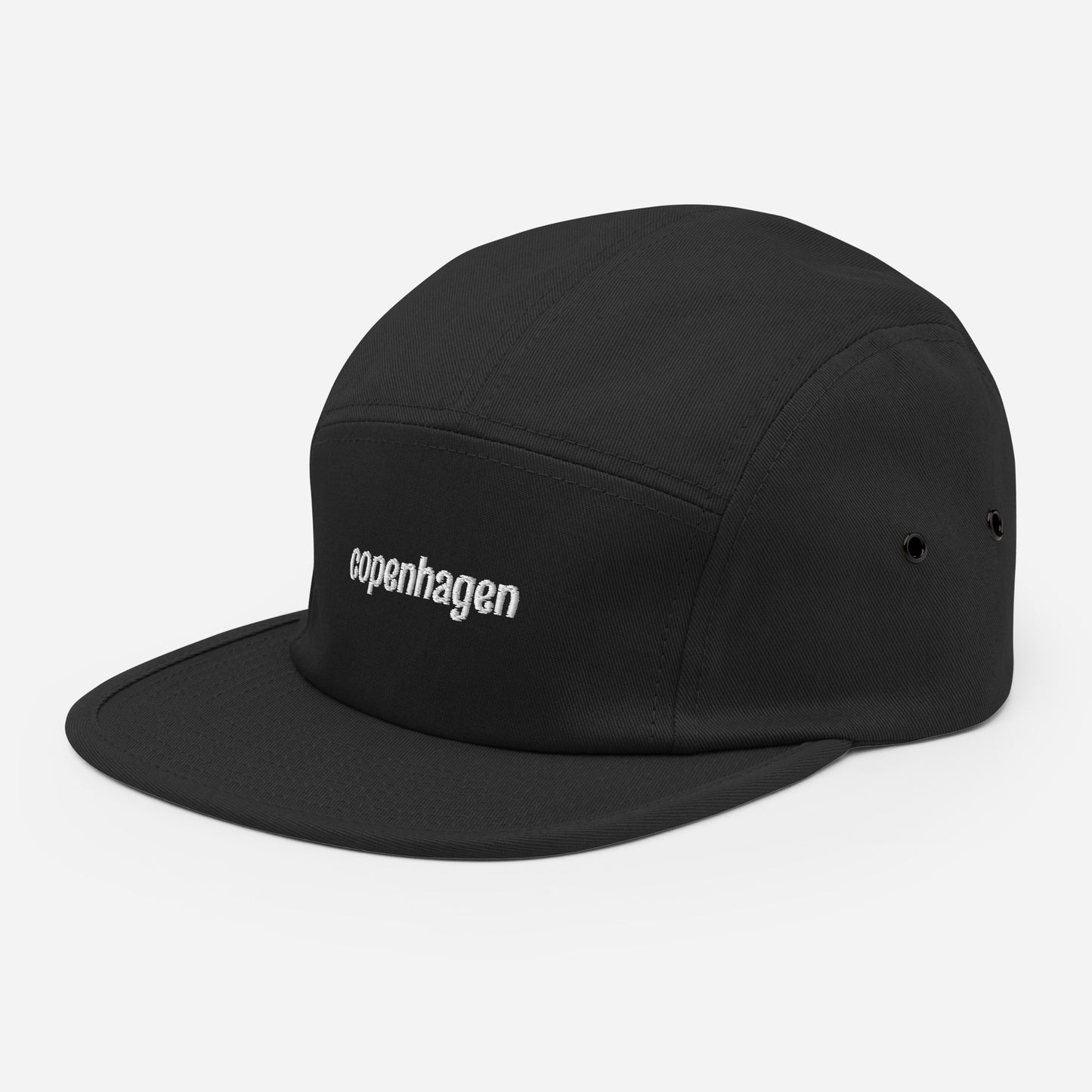 Copenhagen Embroidered Five Panel Cap