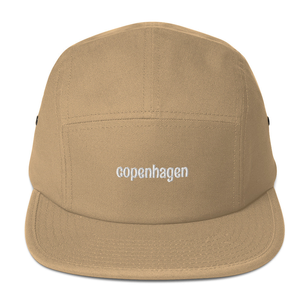 Copenhagen Embroidered Five Panel Cap