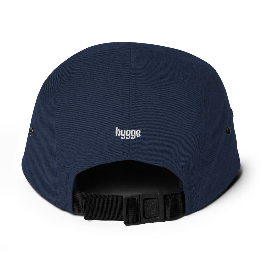 Copenhagen Embroidered Five Panel Cap