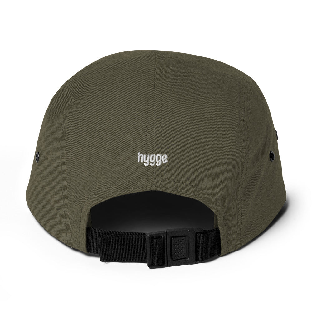 Copenhagen Embroidered Five Panel Cap