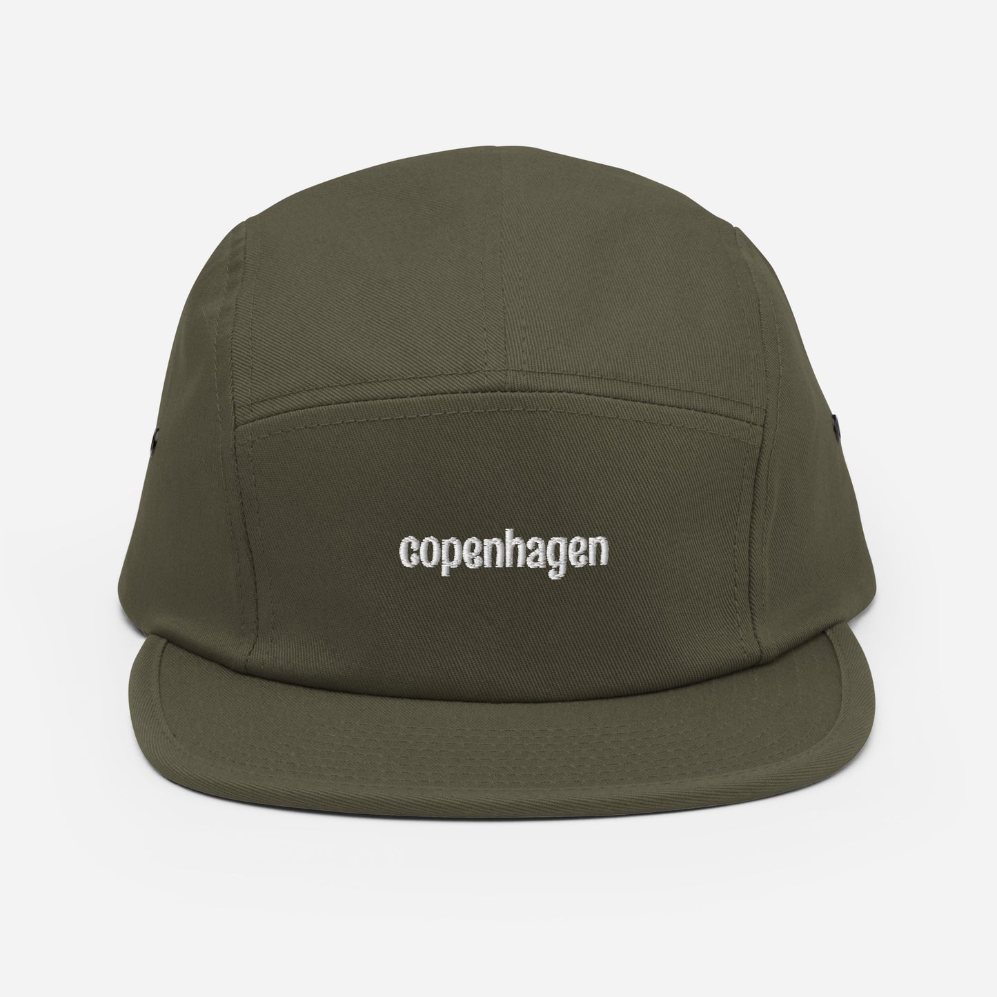 Copenhagen Embroidered Five Panel Cap