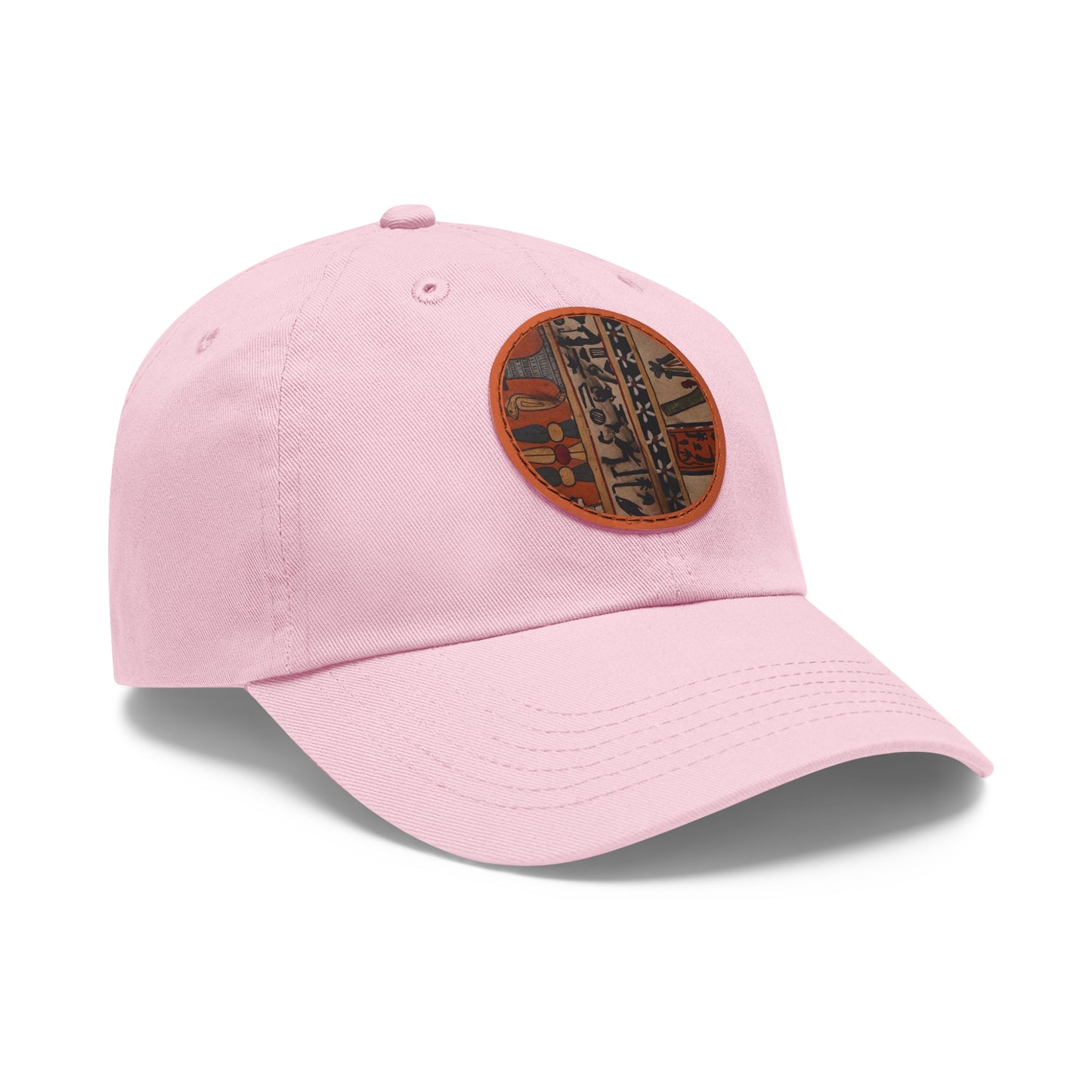 Hieroglyphics Dad Hat with Leather Patch