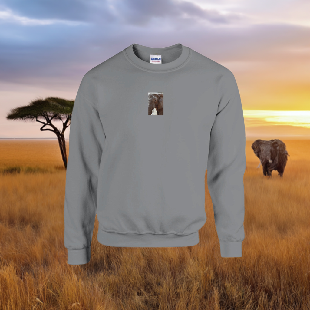 The Mighty Elephant Classic Unisex Crewneck Sweatshirt | Gildan®