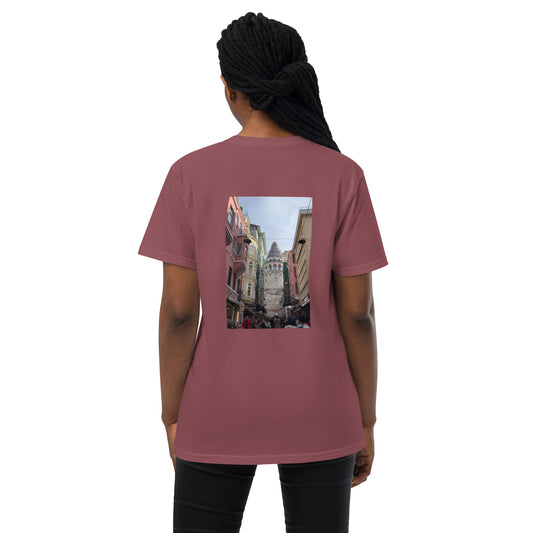 Istanbul Unisex garment-dyed pocket t-shirt