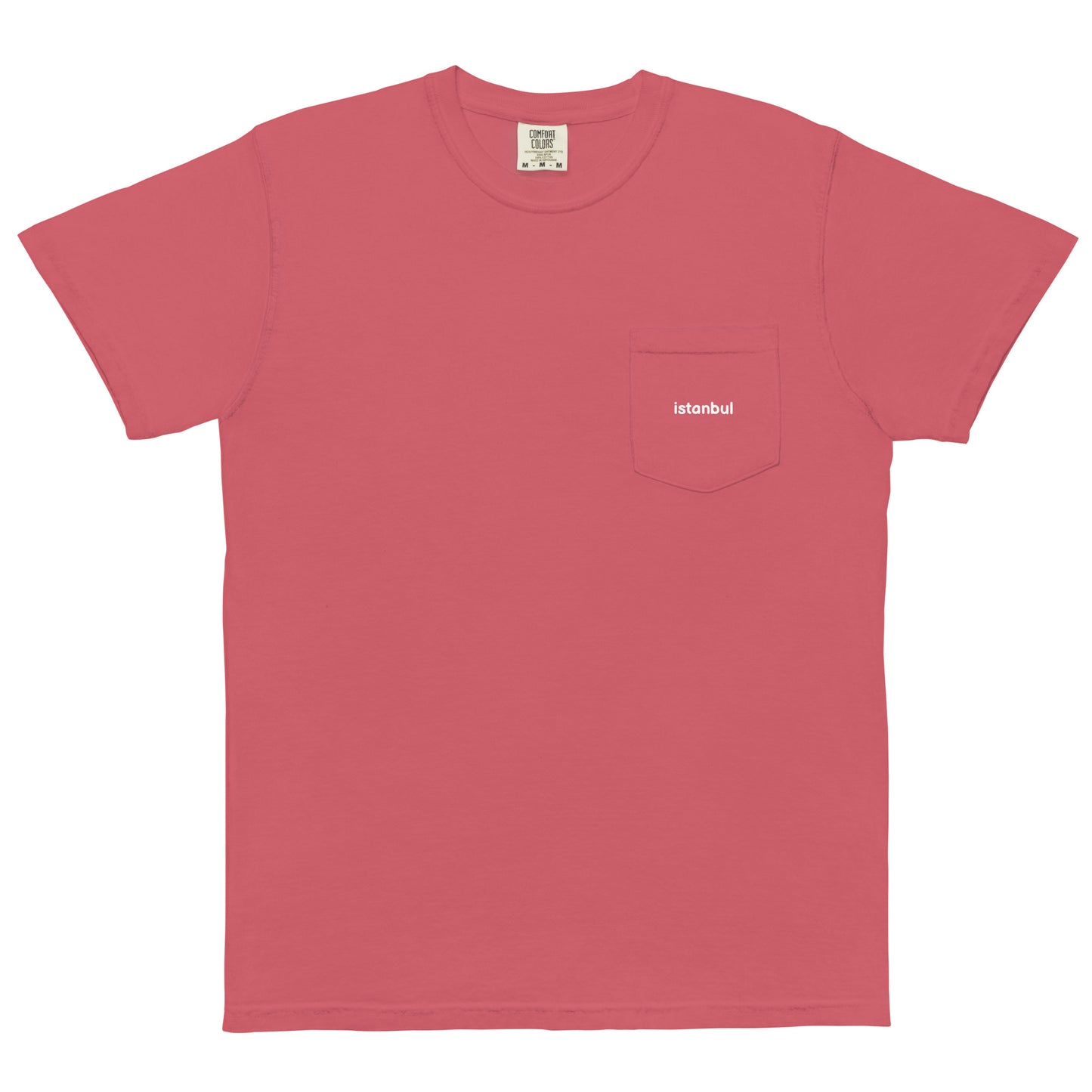 Istanbul Unisex garment-dyed pocket t-shirt